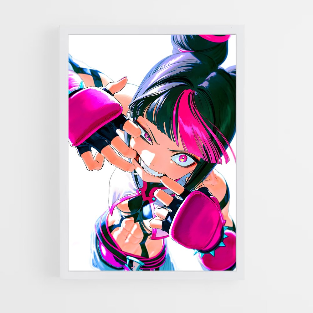 Poster Fighting Spirit – affiche Street Fighter (vue 3)
